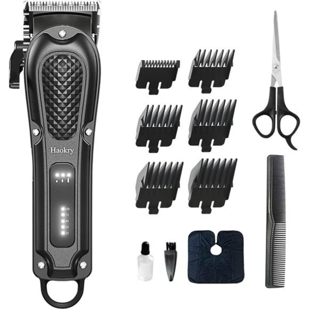 Hair Clippers for Men Professional-Cordless&Corded Barber Clippers for Cutting